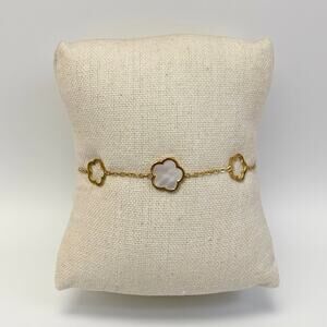 Stainless Steel Flower Bracelet